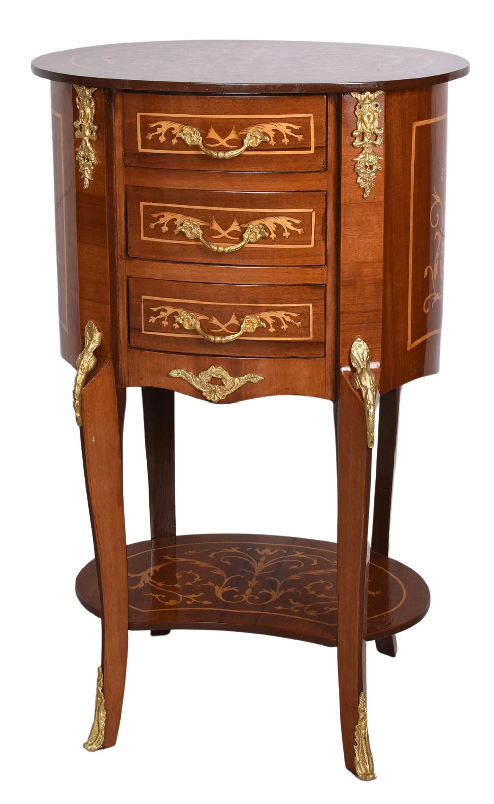 Bedside table Baroque table bedside chest of drawe